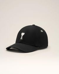 Ami Paris - Cotton Ami De Coeur Felt Patch Cap - Lyst