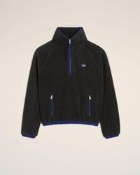 Ami Paris - Fleece Vareuse With Ami Patch - Lyst
