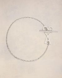 Ami Paris - Ami De Coeur Chain Bracelet - Lyst