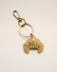 Ami Paris - Metal Ami De Coeur Croissant Keyring - Lyst