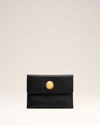 Ami Paris - Carrousel Cow Leather Folded Card Holder - Lyst