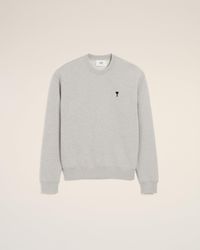 Ami Paris - Sweatshirt Ami De Coeur En Coton - Lyst