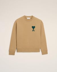 Ami Paris - Cotton Ami De Coeur Sweatshirt - Lyst