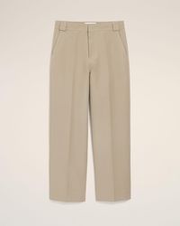 Ami Paris - Cotton Baggy Trousers - Lyst
