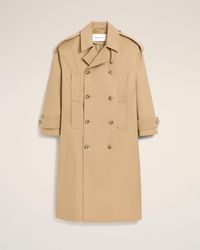 Ami Paris - Cotton Trench Coat - Lyst