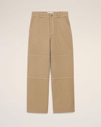 Ami Paris - Cotton Worker Trousers - Lyst
