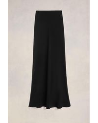 Ami Paris - Long Skirt With Bias Cut - Lyst