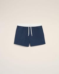 Ami Paris - Nylon Short Swimsuit - Lyst
