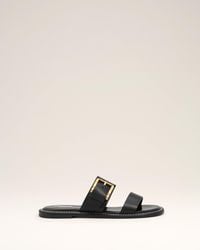 Ami Paris - Cow Leather Buckle Sandals - Lyst