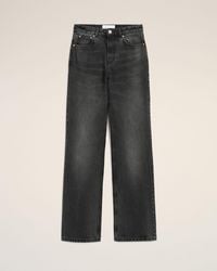 Ami Paris - Cotton Large Fit Jeans - Lyst