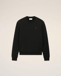Ami Paris - Ami De Coeur Cotton Sweatshirt - Lyst