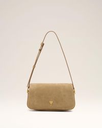 Ami Paris - Cow Leather Shoulder Paris Paris Bag - Lyst