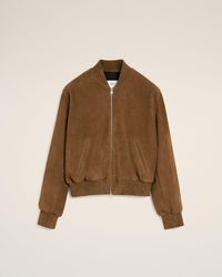 Ami Paris - Ami Goat Suede Jacket - Lyst