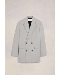 Ami Paris - Double Breasted Oversize Jacket - Lyst