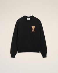 Ami Paris - Cotton Ami De Coeur Sweatshirt - Lyst