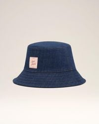 Ami Paris - Denim Cotton Heritage Patch Hat - Lyst