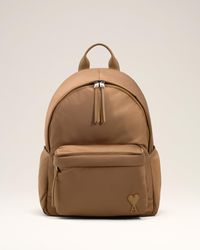Ami Paris - Nylon Canvas Marcel Backpack - Lyst