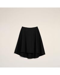 Ami Paris - Gonna Midi A Trapezio - Lyst