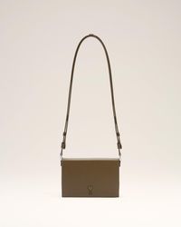 Ami Paris - Smooth Leather Ami De Coeur Lunch Box Bag - Lyst