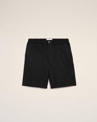 Ami Paris - Nylon Elasticated Waist Ami De Coeur Stud Shorts - Lyst