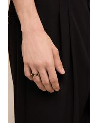 Ami Paris - Striped Ami Signature Ring - Lyst