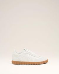 Ami Paris - Cowhide Leather Step Sneakers - Lyst