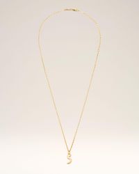 Ami Paris - Brass Hammered "5" Pendant Necklace - Lyst