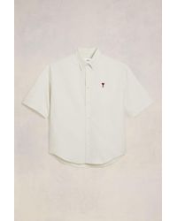 Ami Paris - Boxy Fit Short Sleeve Shirt - Lyst