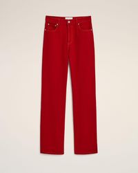 Ami Paris - Large-Fit Cotton Jeans - Lyst
