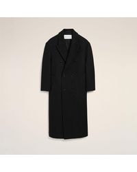 Ami Paris - Cappotto Lungo Doppiopetto - Lyst