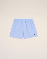 Ami Paris - Cotton Ami De Coeur Boxer - Lyst