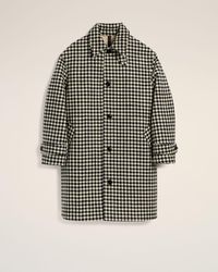 Ami Paris - Houndstooth Wool Coat - Lyst