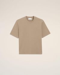 Ami Paris - Cotton Embossed Ami De Coeur T-Shirt - Lyst
