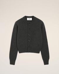 Ami Paris - Cashmere Ami De Coeur Cardigan - Lyst