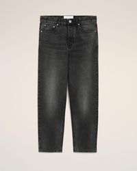 Ami Paris - Cotton Tapered Fit Jeans - Lyst
