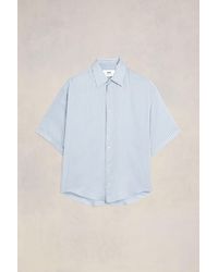 Ami Paris - Boxy Fit Short Sleeve Shirt - Lyst