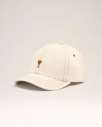Ami Paris - Cotton Cap With Ami De Coeur - Lyst