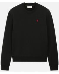 Ami Paris - Ami De Coeur Cotton Sweatshirt - Lyst