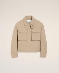 Ami Paris - Worker-Jacke Aus Baumwolle - Lyst