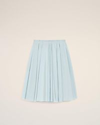 Ami Paris - Taffetas Midi Corolla Skirt - Lyst