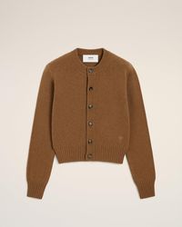 Ami Paris - Cashmere Ami De Coeur Cardigan - Lyst