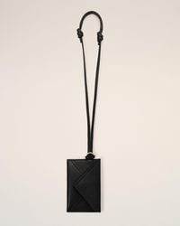 Ami Paris - Etienne Strap Taurillon Leather Envelope Card Holder - Lyst