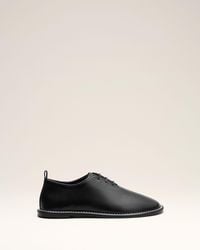 Ami Paris - Cow Leather Midi Derbies Shoes - Lyst