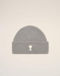 Ami Paris - Alpaca Beanie With Ami De Coeur - Lyst