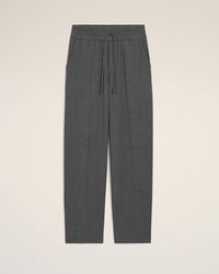 Ami Paris - Elasticated-Waist Wool Trousers - Lyst