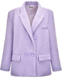 Amy Lynn Amaya Lilac Double-breasted Jacket - Purple