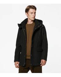 mike shearling coat