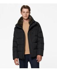 andrew marc men's down jacket