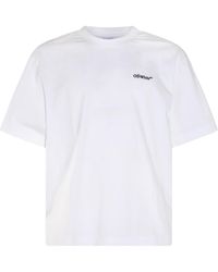 Off-White c/o Virgil Abloh - White Cotton T-shirt - Lyst