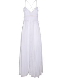 Charo Ruiz - White Cotton Blend Dress - Lyst